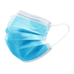 Ma Croix 3 Ply Disposable Face Masks for Summer, Blue Mask with Earloop in Box