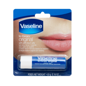 Vaseline Lip Therapy Moisturizing Hydrating Lip Balms with Petroleum, Vitamin E, Clear